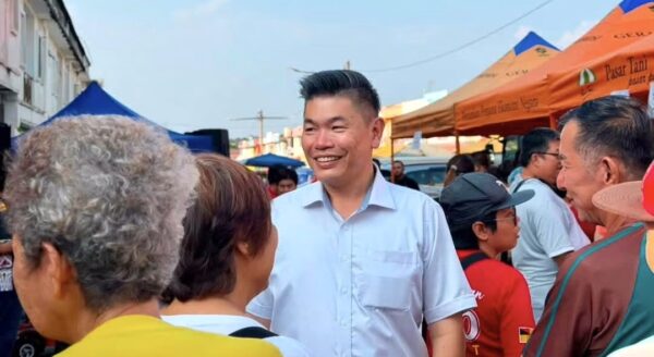 森州州选 | 朱建华茶室和巴剎谢票：虽成反对党 服务芦骨初心不变